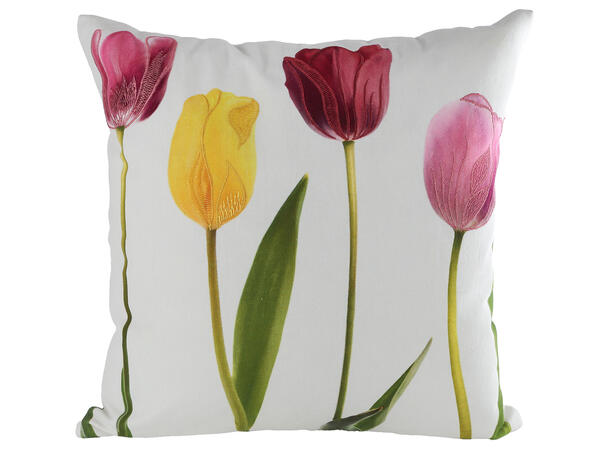 Pute m/fyll tulipan 45x45x15cm 