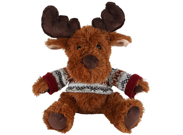 Reinsdyr sittende m/genser plysj 25cm Take Me Home Plysj 