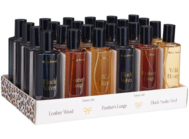 Romspray glass 100ml 14,5x15cm 3ass Display 24stk 