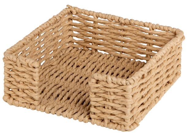 Serveittholder flettet 19x19x7cm 