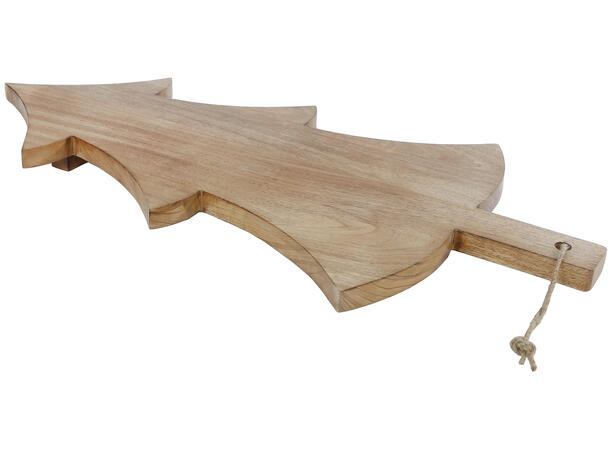 Serveringsbrett juletre mango 77x37x4cm 