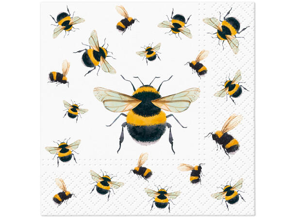 Serviett kaffe Dansende bier Kaffeserviett 20stk 3 lag 25x25cm 