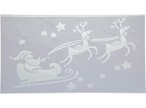 Sjablong julemotiv dekor 30x50cm 10ass 