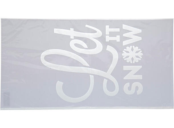 Sjablong julemotiv dekor 30x50cm 10ass 