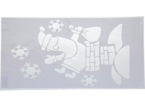 Sjablong julemotiv dekor 30x50cm 10ass 