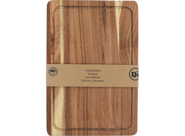 Skjærefjøl akasietre 37x25x1,6cm Vekt 850gr 