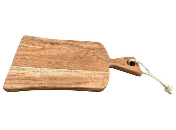 Skjærefjøl lys mangotre m/tau 29x16,5cm 