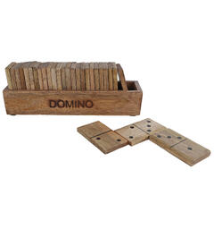 Spill Domino naturfarget mango 21x5x7cm