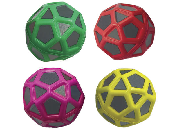 Sprettball super-sprett ball 7cm 4ass Display 12stk 