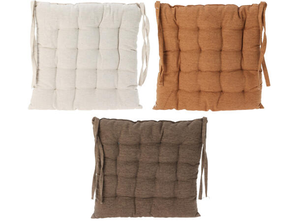 Stolpute 39x39cm krem,brun,rust 3ass Bomull Vekt:450gram 