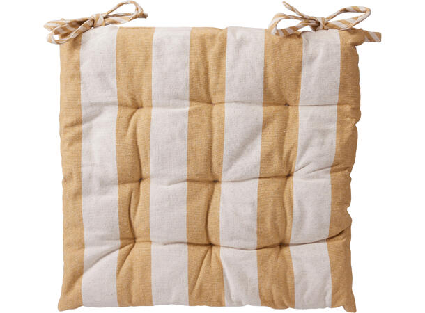 Stolpute stripet bomull 40x40x4cm 4ass 