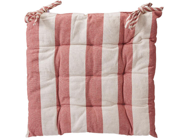 Stolpute stripet bomull 40x40x4cm 4ass 
