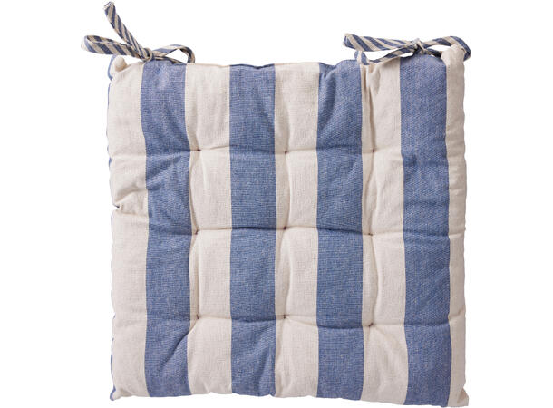 Stolpute stripet bomull 40x40x4cm 4ass 