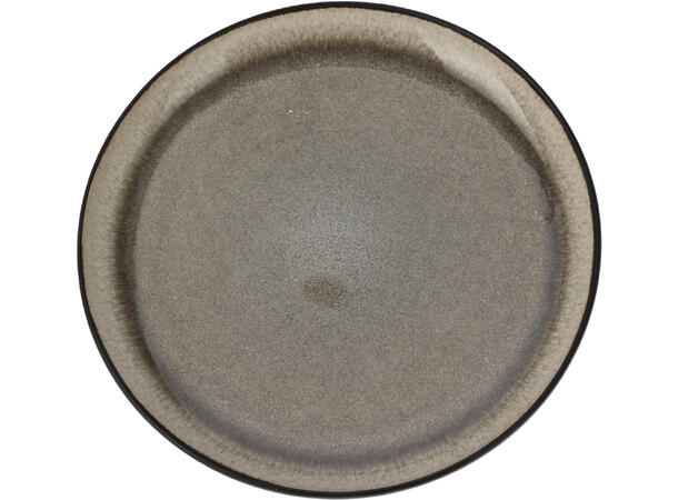 Tallerken keramikk matt sort 21cm Forpk 6stk Vekt 465gr 