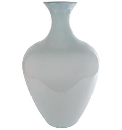 Vase glass ishvit farge D:40 x h:65cm Produsert i Spania