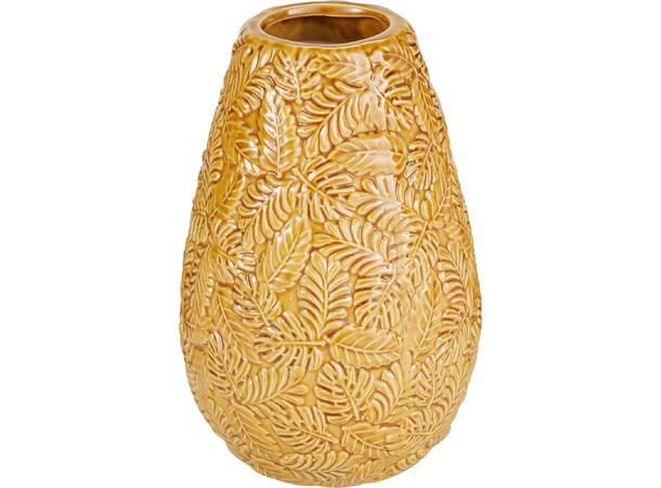 Vase høstblad keramikk 27,5cm 4ass Forpk 4stk 