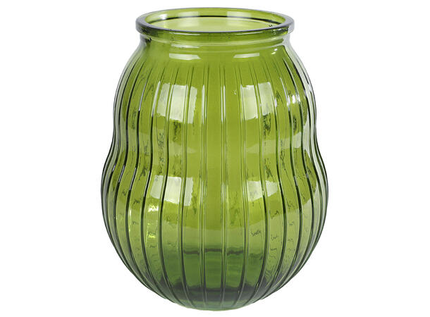 Vase lysglass glass grønn 19x19x23cm Forpakning: 2stk 