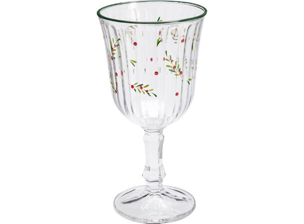 Vinglass juledesign 240ml 8x16cm 2ass Forpk 6stk Materiale: Glass 