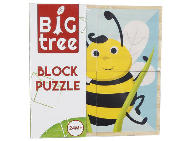 Big Tree Klosse puzzel FSC tre 10x10x5cm 
