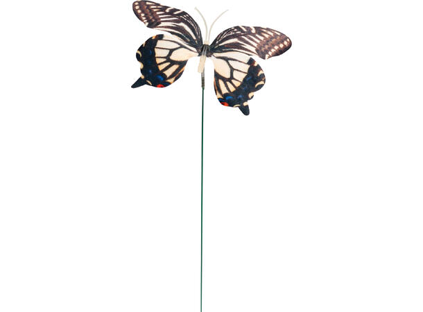 Blomsterpinne sommerfugl 30cm 9ass Display med 30stk 
