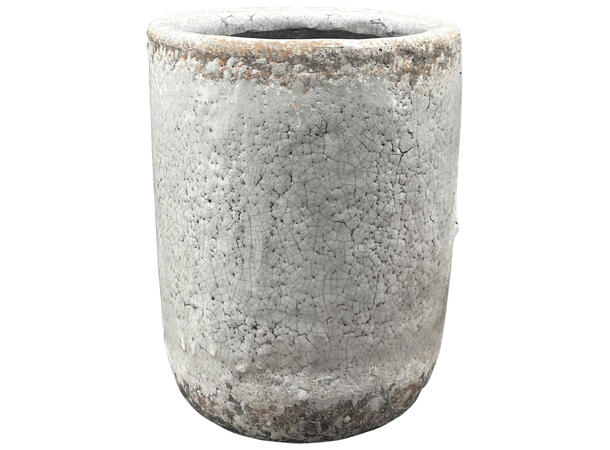 Blomsterpotte krem terracotta 15,5x19cm Forpk 4stk 