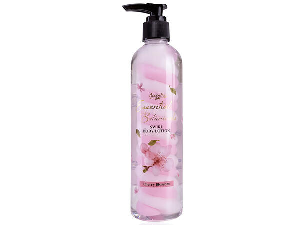 Bodylotion pumpe 300ml Cherry Blossom Vegansk Uten mineralolje og parabener 