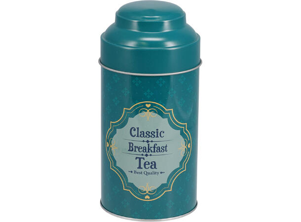 Boks Teboks metall rund 8,5x17,5cm 4ass Forpakning: 24stk 