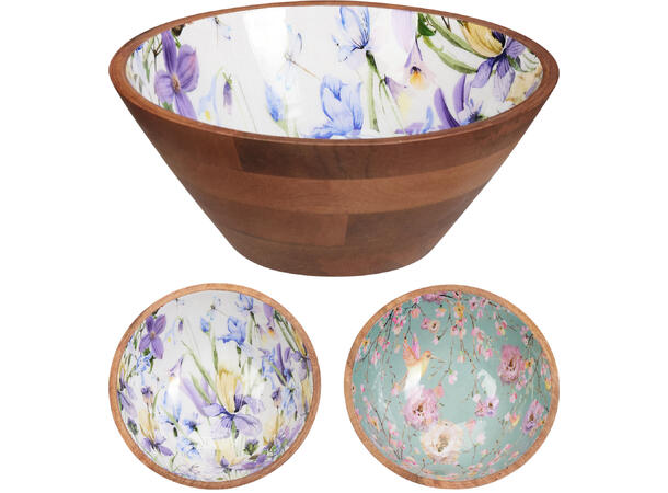 Bolle blomstret mangotre 25x10cm 2ass 