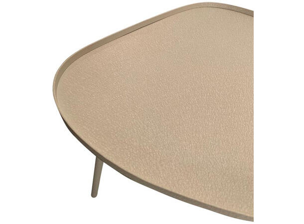 Bord metall emalje grått 42x39x38cm 