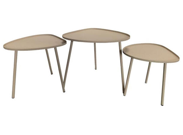 Bord metall emalje grått 42x39x38cm 