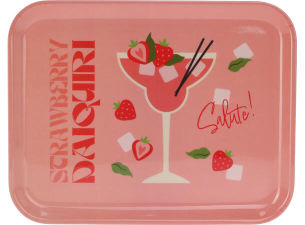 Brett melamin Cocktail 36,5x28,5cm 3ass Forpakning: 6stk 