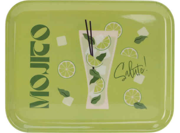 Brett melamin Cocktail 36,5x28,5cm 3ass Forpakning: 6stk 