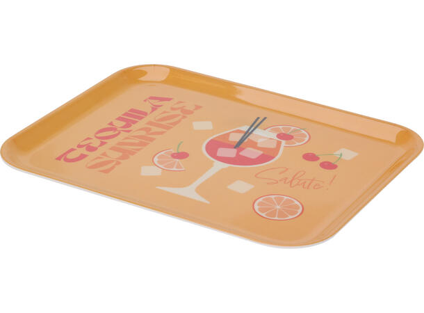 Brett melamin Cocktail 36,5x28,5cm 3ass Forpakning: 6stk 