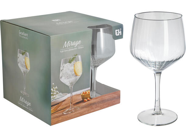 Coctailglass h:20,5cm 610ml 4stk 