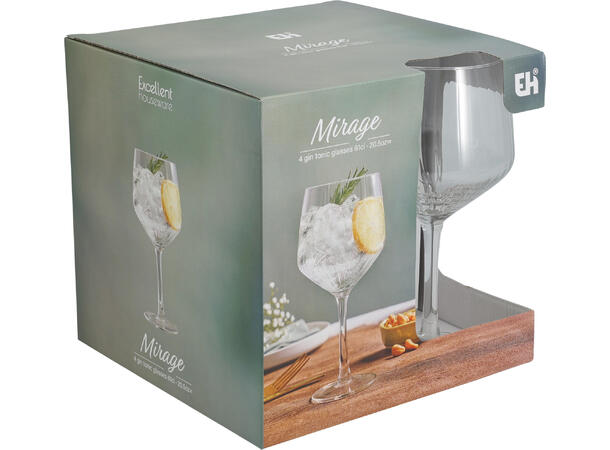 Coctailglass h:20,5cm 610ml 4stk 