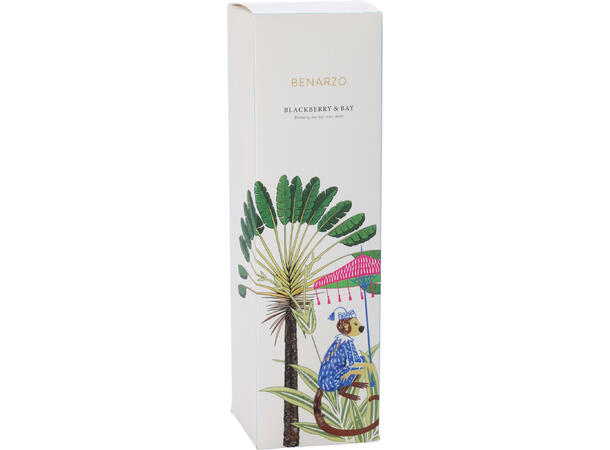 Duftolje 7x22cm 80 ml m/6 pinner 3ass Duft: myrra, bjørnebær, hav. 2% duft 