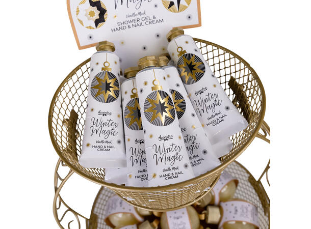 Dusjsåpe 60ml Håndkrem 30ml Display 29stk Vegansk Uten parabenerSLES 