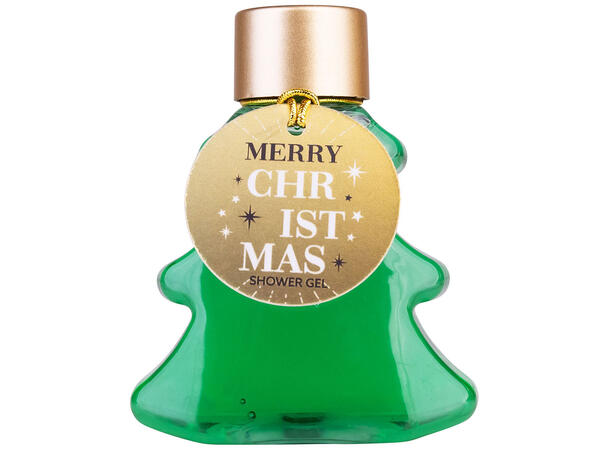 Dusjsåpe juletre stjerne 50ml 2ass Display 30stk Duft: White Tea 