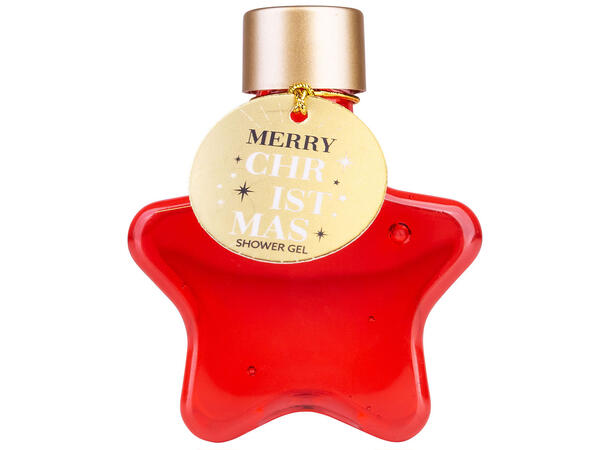 Dusjsåpe juletre stjerne 50ml 2ass Display 30stk Duft: White Tea 