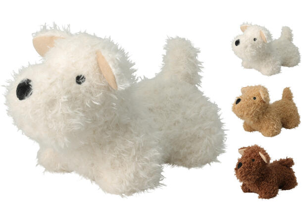 Dørstopper hund 27x13x17cm 3ass 100% Polyester Vekt 1000gr 