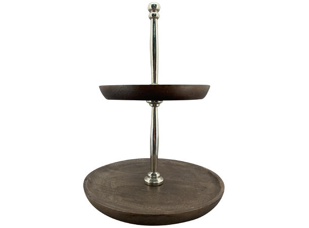 Etasjefat mangotre m/metall 25x37cm Forpk 3stk 