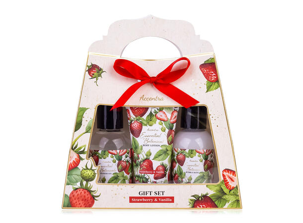 Gavesett Dusjsåpe skumbad lotion Vanilla Vegansk Uten mineralolje og parabener 