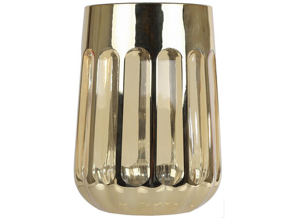 Glass i gull av glass 11,5x9x19cm 