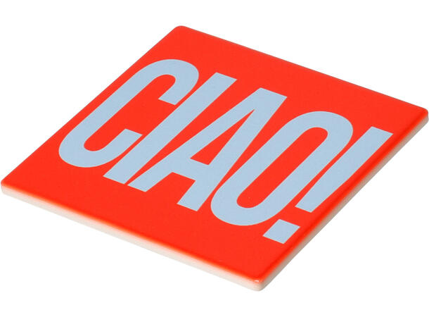 Glassbrikke keramikk 9x9cm 12ass 24stk i display 