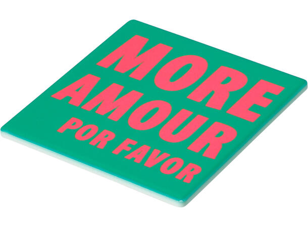 Glassbrikke keramikk 9x9cm 12ass 24stk i display 