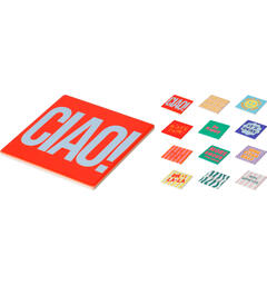 Glassbrikke keramikk 9x9cm 12ass Display 24stk