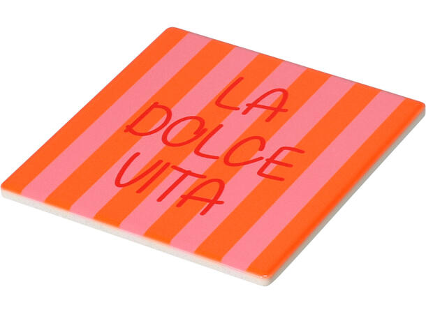 Glassbrikke keramikk 9x9cm 12ass Display 24stk 