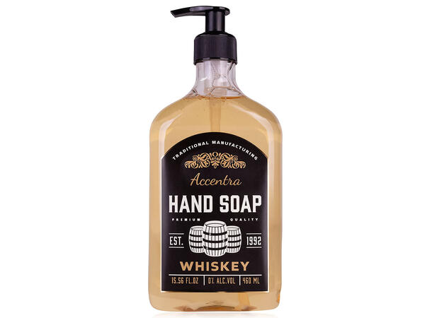 Håndsåpe pumpe Whisky 460ml Duft: Whisky Vegansk Uten parabener/SLES 