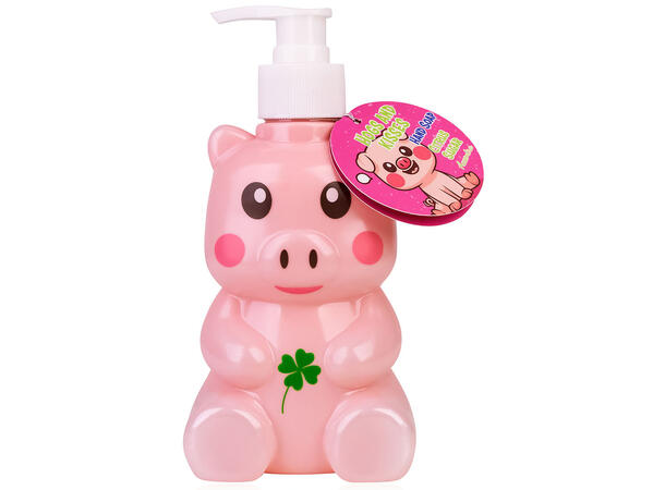 Håndsåpe rosa LuckyPig 300ml Forpk 6stk Vegansk Uten parabener/SLES 