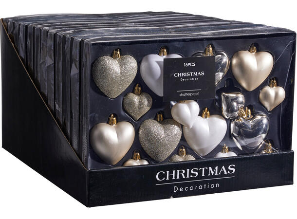 Julekuler PP champagne mix 16stk Display 12stk 